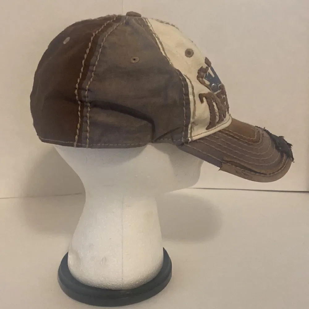 Rare Vintage The Buddah Raising Sun XXX True Religion Distressed Baseball‎ Hat.